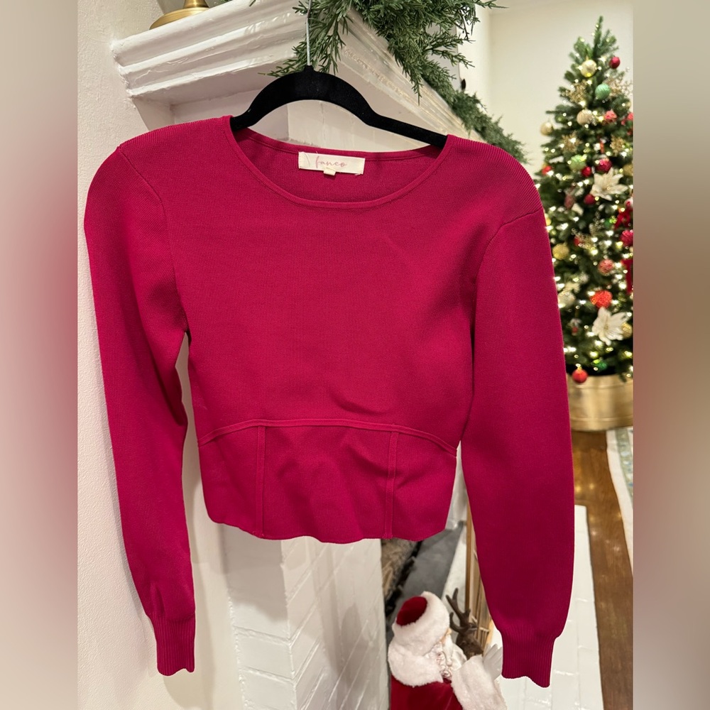 Cropped boutique sweater